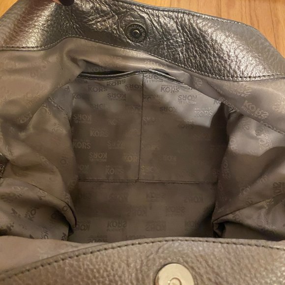 Michael Kors Large Metallic Hobo Shoulder Bag - Picture 9 of 9